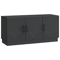 vidaXL TV-skåp Svart 99 x 34,5 x 47 cm Konstruerat trä