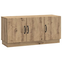 vidaXL TV-skåp Artisan-ek 99 x 34,5 x 47 cm Konstruerat trä
