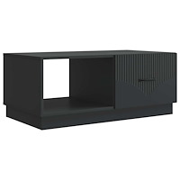 vidaXL Kaffeebord Svart 90 x 50 x 37 cm Konstruerat trä