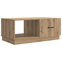 vidaXL Kaffeebord Artisan-ek 90 x 50 x 37 cm Konstruerat trä