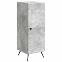 vidaXL Sideboard Betonggrå 33 x 34,5 x 90 cm Konstruerat trä