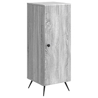 vidaXL Sideboard Grå sonoma-ek 33 x 34,5 x 90 cm Konstruerat trä