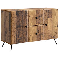 vidaXL Sideboard Gammalt trä 89 x 34,5 x 60 cm Konstruerat trä