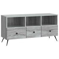 vidaXL TV-skåp Grå sonoma-ek 102 x 34,5 x 50 cm Konstruerat trä