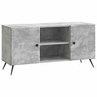 vidaXL TV-skåp Betonggrå 102 x 34,5 x 50 cm Konstruerat trä