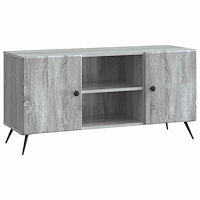 vidaXL TV-skåp Grå sonoma-ek 102 x 34,5 x 50 cm Konstruerat trä