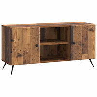 vidaXL TV-skåp Gammalt trä 102 x 34,5 x 50 cm Konstruerat trä