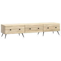 vidaXL TV-skåp med låda Sonoma-ek 147 x 34,5 x 30 cm Konstruerat trä
