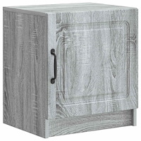 vidaXL Nattduksbord Grå sonoma-ek 43 x 34,5 x 47 cm Konstruerat trä