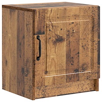 vidaXL Nattduksbord Gammalt trä 43 x 34,5 x 47 cm Konstruerat trä