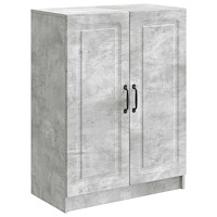 vidaXL Sideboard Betonggrå 66 x 34,5 x 87 cm Konstruerat trä