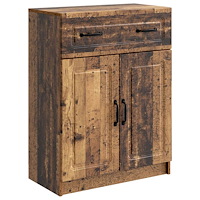 vidaXL Sideboard Gammalt trä 66 x 34,5 x 87 cm Konstruerat trä