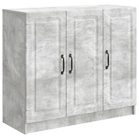 vidaXL Sideboard Betonggrå 89 x 34,5 x 77 cm Konstruerat trä