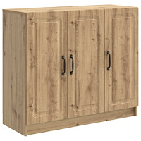 vidaXL Sideboard Artisan-ek 89 x 34,5 x 77 cm Konstruerat trä