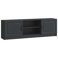 vidaXL TV-skåp Svart 150 x 31 x 47 cm Konstruerat trä