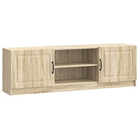 vidaXL TV-skåp Sonoma-ek 150 x 31 x 47 cm Konstruerat trä