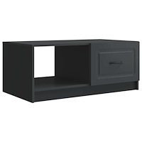 vidaXL Kaffeebord Svart 90 x 50 x 37 cm Konstruerat trä