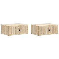 vidaXL Nattduksbord 2 pcs Sonoma-ek 49 x 34,5 x 20 cm Konstruerat trä