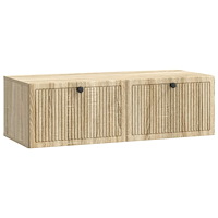 vidaXL Väggmonterad TV-bänk Sonoma-ek 98 x 41 x 30 cm Konstruerat trä
