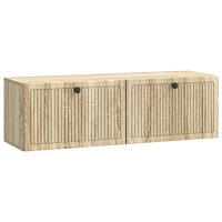 vidaXL Väggmonterad TV-bänk Sonoma-ek 98 x 31 x 30 cm Konstruerat trä