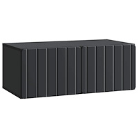 vidaXL Väggmonterad TV-bänk Svart 78,5 x 41 x 30 cm Konstruerat trä