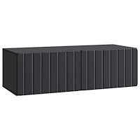 vidaXL Väggmonterad TV-bänk Svart 98 x 41 x 30 cm Konstruerat trä
