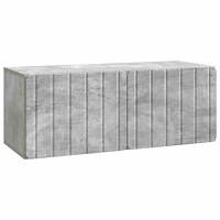 vidaXL Väggmonterad TV-bänk Väggmonterad Betonggrå 78,5 x 31 x 30 cm