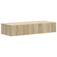 vidaXL Väggmonterad sidobord Sonoma-ek 87,5 x 34,5 x 17 cm
