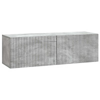vidaXL Väggmonterad TV-bänk Betonggrå 98 x 31 x 30 cm Konstruerat trä