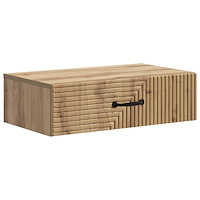 vidaXL Väggmonterad sidobord Artisan-ek 59 x 34,5 x 17 cm