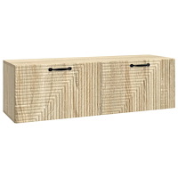 vidaXL Väggmonterad TV-bänk Sonoma-ek 98 x 31 x 30 cm Konstruerat trä