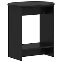 vidaXL Sidobord Svart 50 x 39,5 x 55 cm Konstruerat trä