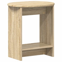 vidaXL Sidobord Sonoma-ek 50 x 39,5 x 55 cm Konstruerat trä