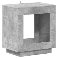 vidaXL Sidobord Betonggrå 60 x 40 x 65 cm Konstruerat trä