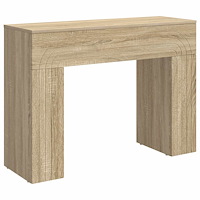 vidaXL Kaffeebord Sonoma-ek 102 x 35 x 75 cm Konstruerat trä