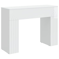 vidaXL Kaffeebord Vit högglans 102 x 35 x 75 cm Konstruerat trä