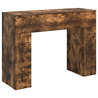 vidaXL Kaffeebord Rökt ek 102 x 35 x 75 cm Konstruerat trä