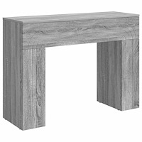 vidaXL Kaffeebord Grå sonoma-ek 102 x 35 x 75 cm Konstruerat trä