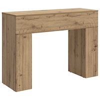 vidaXL Kaffeebord Artisan-ek 102 x 35 x 75 cm Konstruerat trä
