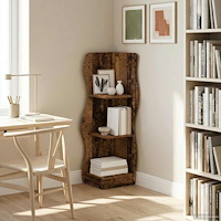 vidaXL Hörnhylla Gammalt trä 34 x 33 x 102 cm Konstruerat trä