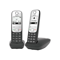 Gigaset Communications Gigaset A690 Duo - trådlös telefon + 1 extra handuppsättning (Öppnad)