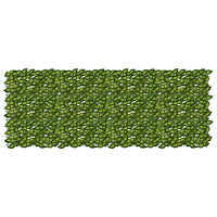 vidaXL Balkongskärm med löv Grön och Gul 200 x 75 cm Polyeten och tyg