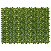 vidaXL Balkongskärm med löv Grön och Gul 200 x 150 cm Polyeten och tyg