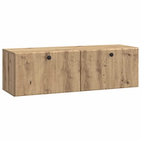 vidaXL Väggmonterad TV-bänk 98 x 31 x 30 cm Artisan-ek Konstruerat trä
