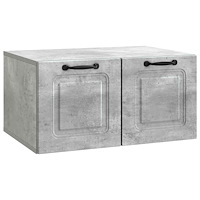 vidaXL Väggmonterad TV-bänk Väggmonterad Betonggrå 59,5 x 41 x 30 cm