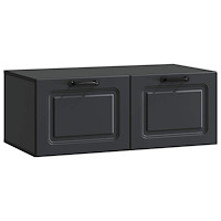 vidaXL Väggmonterad TV-bänk Svart 78,5 x 41 x 30 cm Konstruerat trä