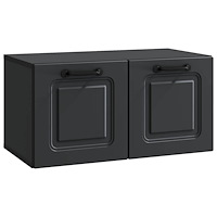 vidaXL Väggmonterad TV-bänk Svart 59,5 x 31 x 30 cm Konstruerat trä