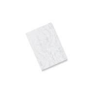 PAVO Innbindningsomslag Pavo A4, läderprägling, 250 g, vit, förpa...