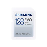 SAMSUNG Samsung EVO Plus MB-SC128K - flash-minneskort - 128 GB - SDXC UHS-I