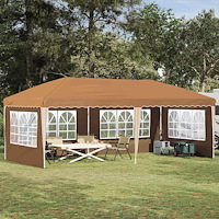 vidaXL Pop-up Partytält 575 x 289 x 245 cm Beige